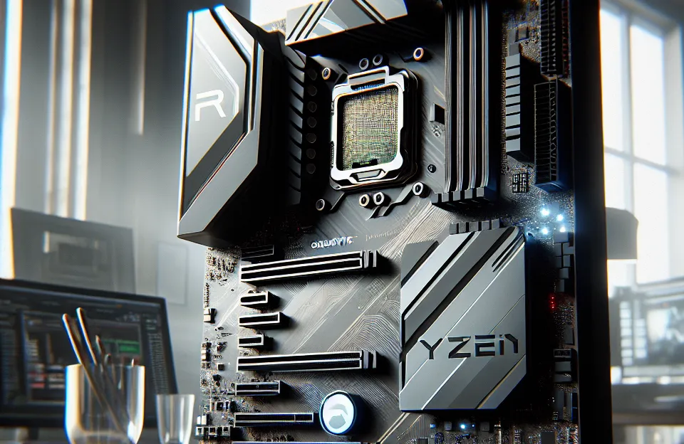 Kit AMD Ryzen 7 5700G + Placa Mãe Gigabyte B550M Aorus Elite