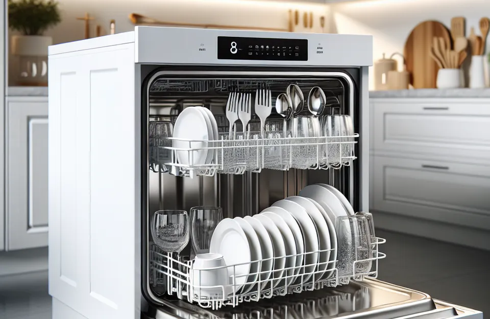 Lava-louças Branca 8 Serviços LV08B: Compacta e Eficiente