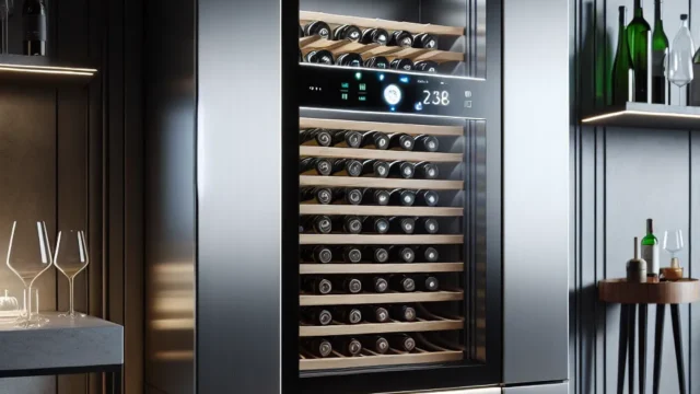Adega de Vinhos Digital 18 Garrafas com Display LED