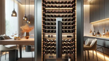 Adega Piubella 100L 24 Garrafas Porta Invertida