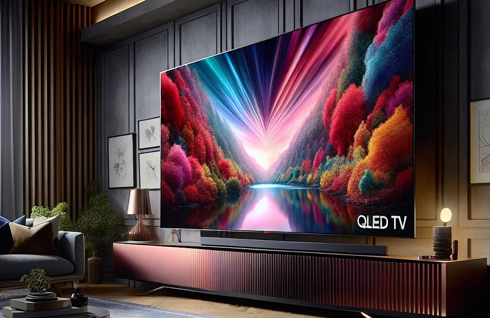 Samsung Smart TV 55" QLED 4K 55Q60D – Tecnologia e Qualidade de Imagem