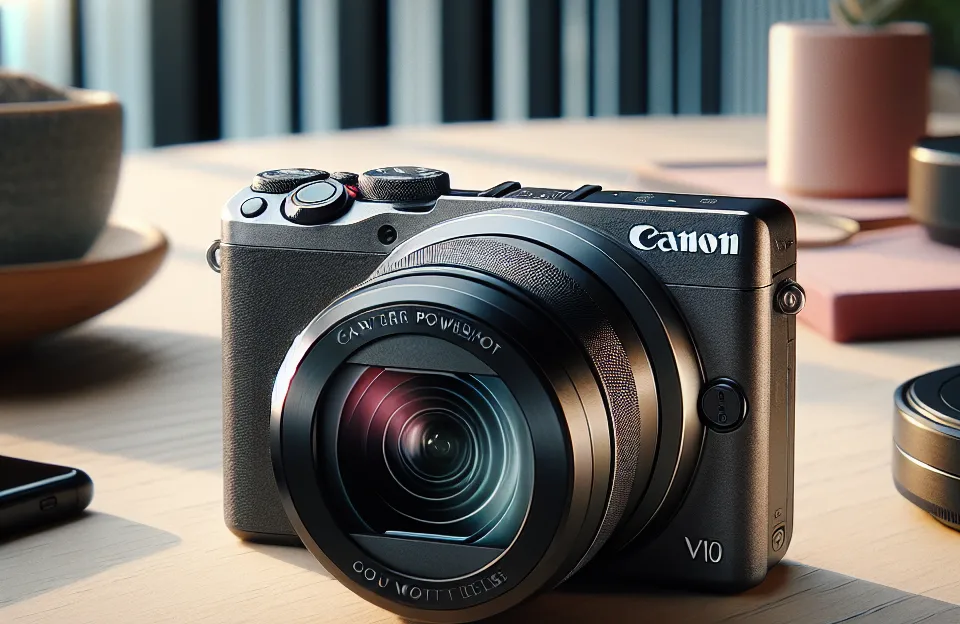 Canon PowerShot V10: Câmera Compacta para Vlogging com Lente Grande Angular de 19 mm