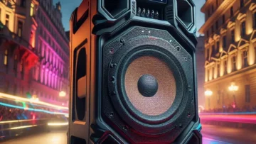 JBL PartyBox Stage 320 - Som potente e luzes para festas