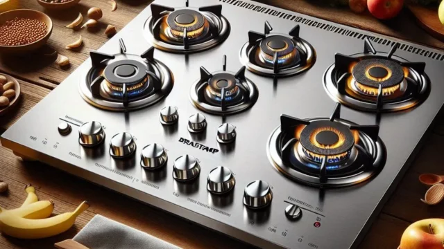 Cooktop 5 Bocas Brastemp Gourmand BDK75D Inox 220V