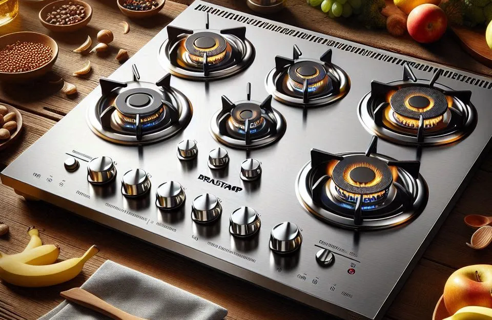 Cooktop 5 Bocas Brastemp Gourmand BDK75D Inox 220V