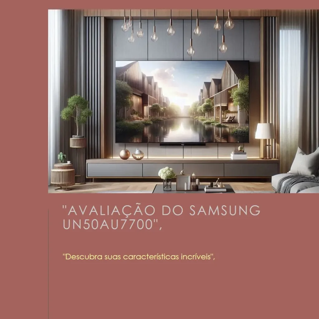 Samsung UN50AU7700GXZD - Smart TV LED 50" 4K UHD: Qualidade de Imagem e Conectividade