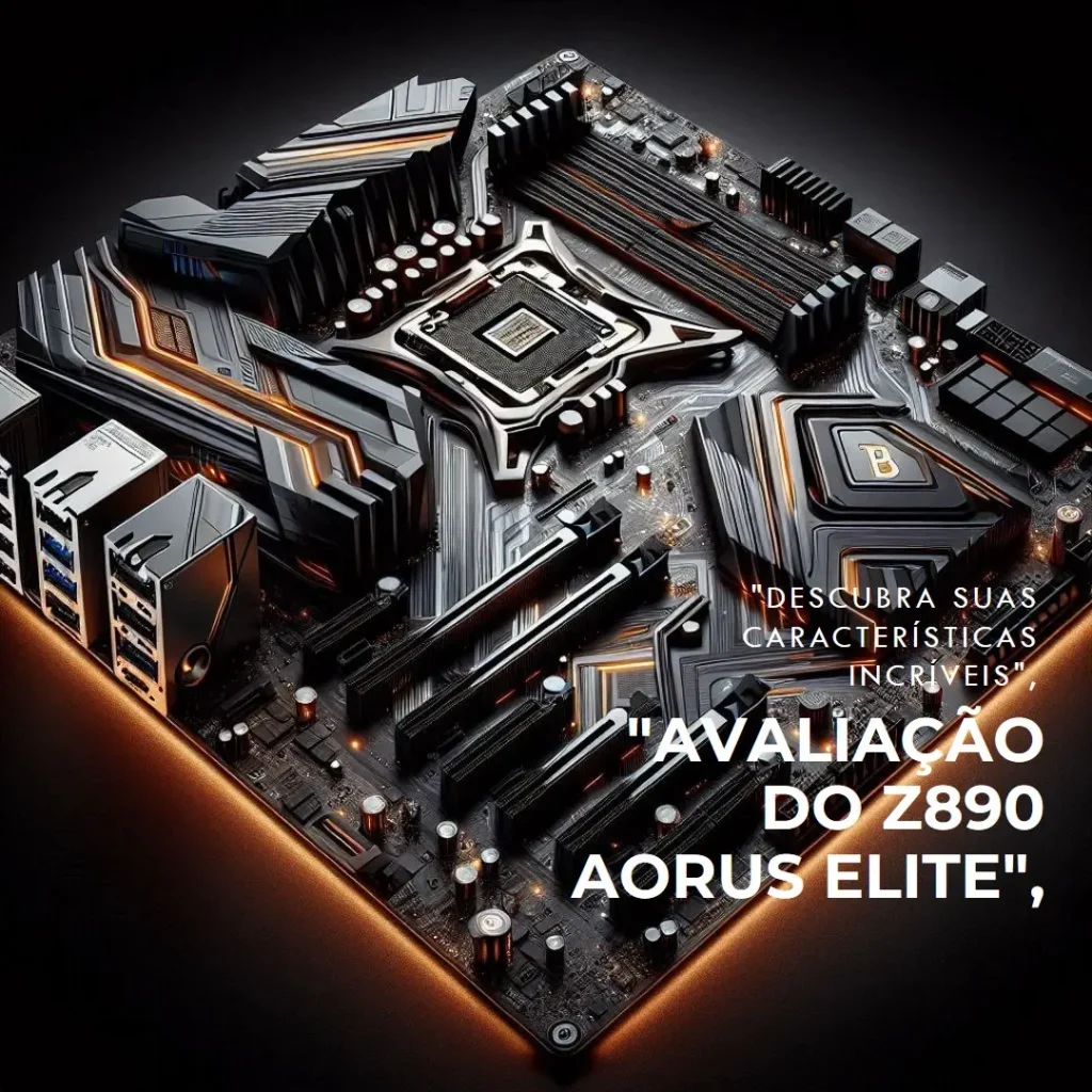 Z890 AORUS Elite X ICE: Placa Mãe de Alta Performance e Design Elegante
