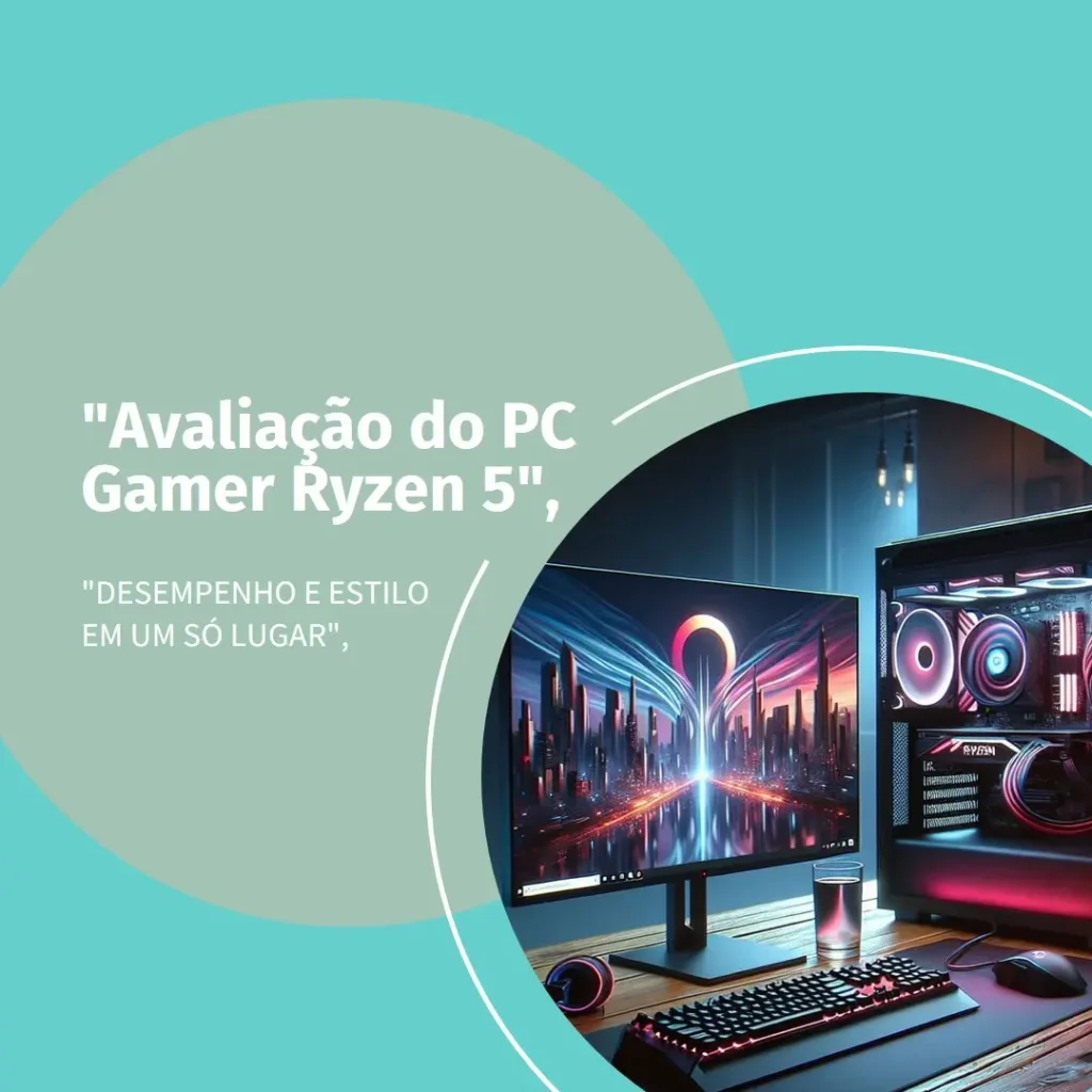 PC Gamer Ryzen 5 5600G 16GB SSD 480GB Radeon Vega 7