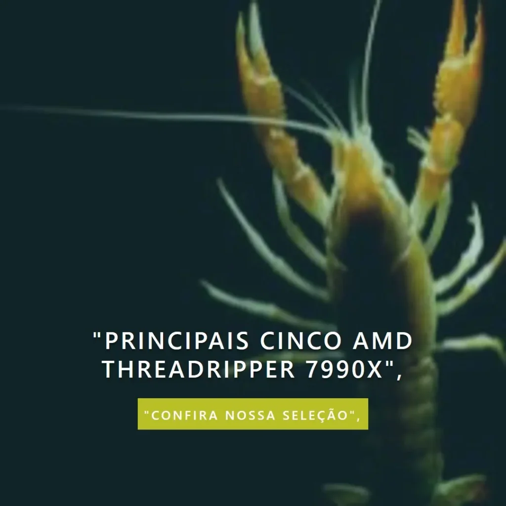 Principais Cinco AMD Threadripper 7990x