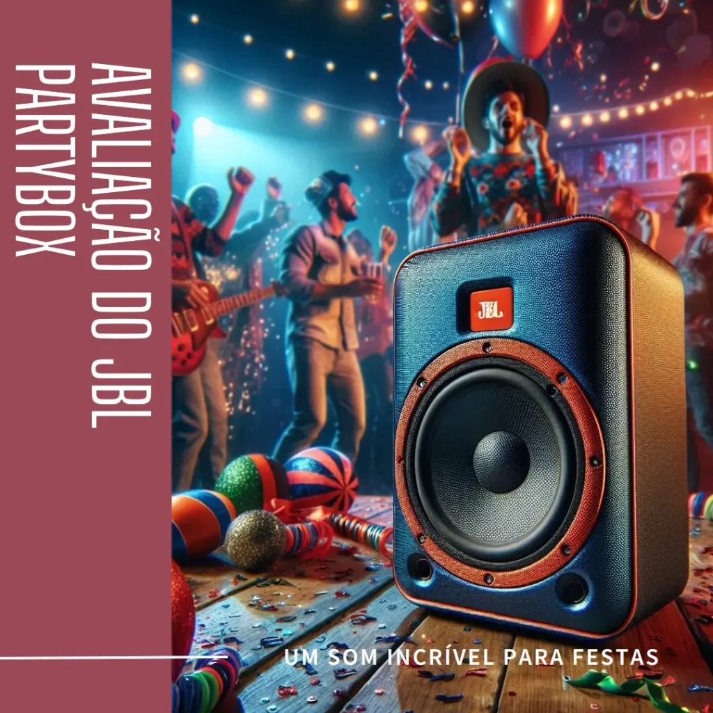 JBL PartyBox On-The-Go: Caixa de Som Bluetooth com Microfone e Show de Luzes
