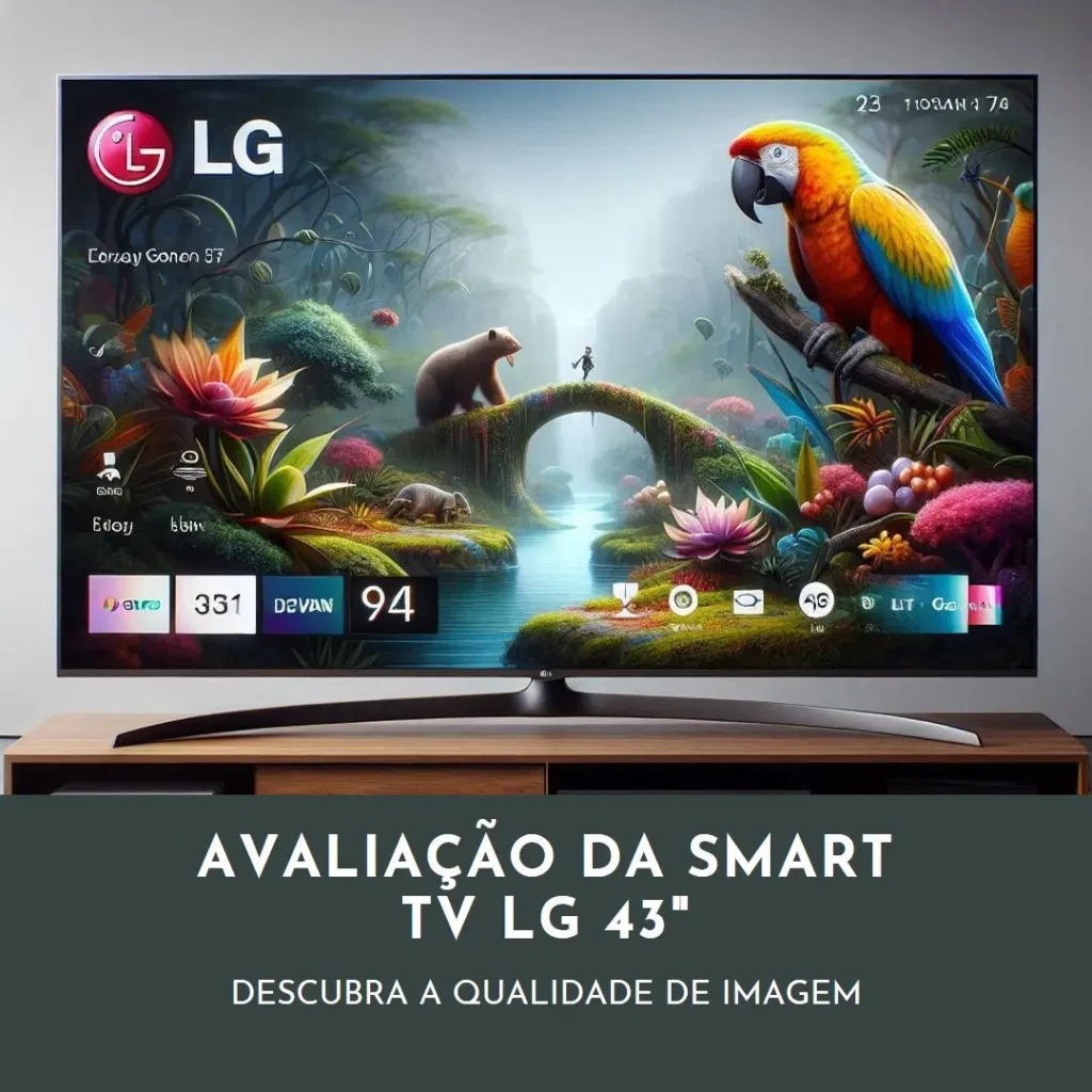 Smart TV LG 43" 43LR671C0SA ThinQ AI: Desempenho e Funcionalidade para Sua Casa