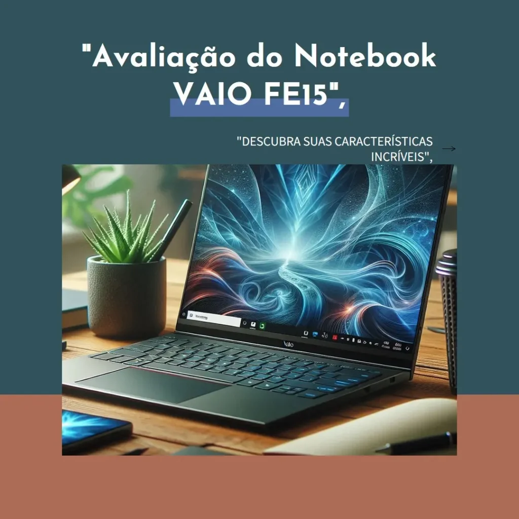 Notebook VAIO FE15: Desempenho Potente com Ryzen 7, 16GB RAM e 512GB SSD