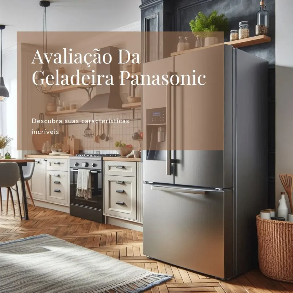 Geladeira Panasonic Frost Free 480L A+++ Black Glass