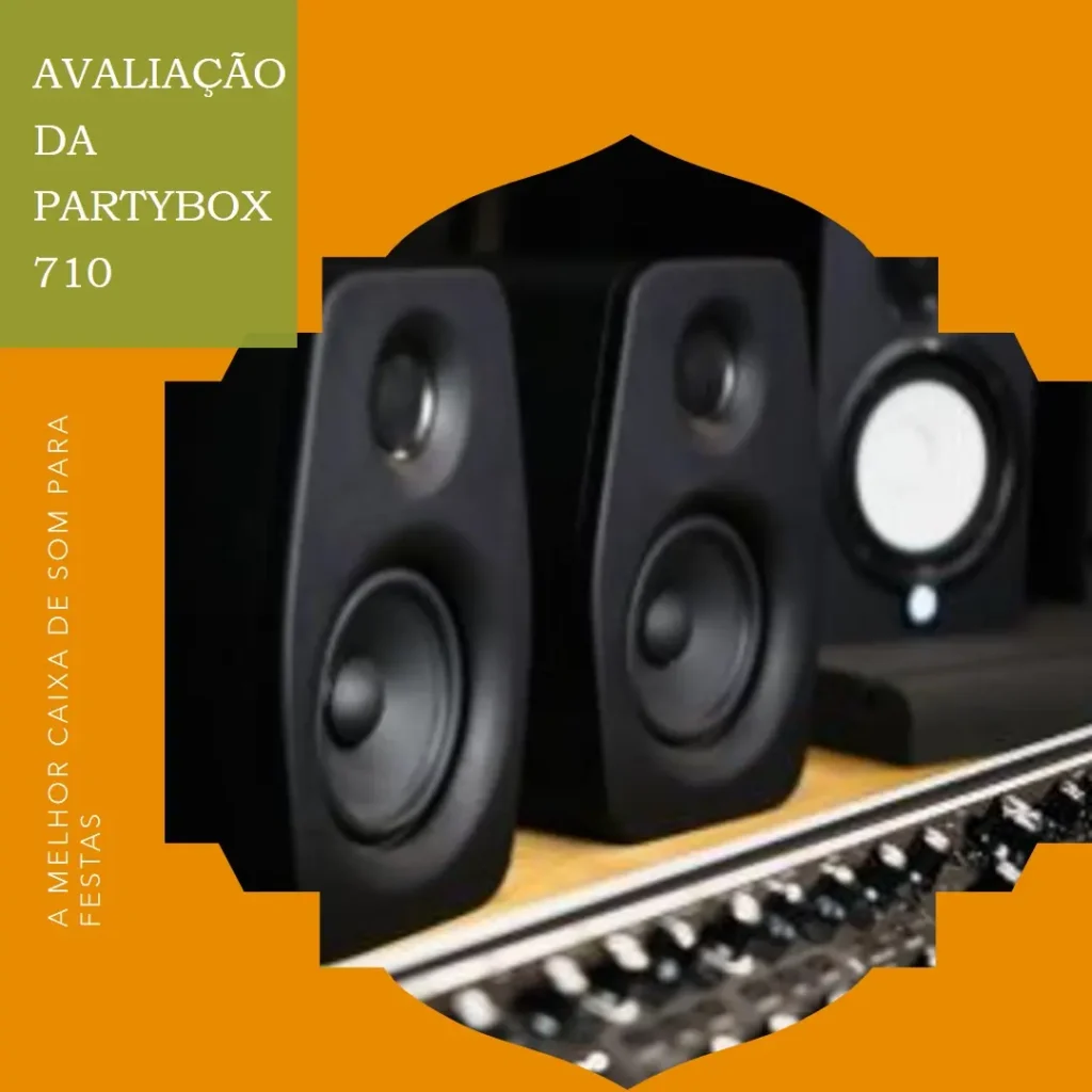 Caixa de Som Portátil Partybox 710: Potência, Luzes e Conectividade