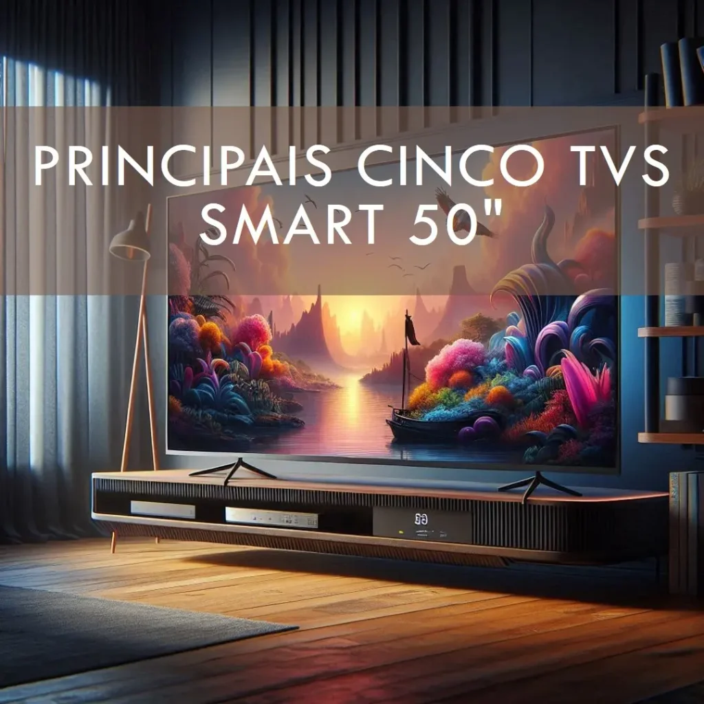 Principais Cinco TV smart 50 polegadas 4k samsung