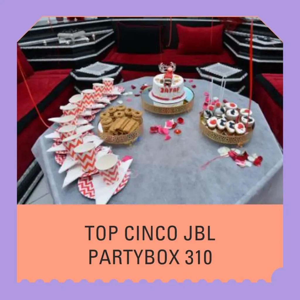 Top Cinco JBL caixa de som bluetooth partybox 310