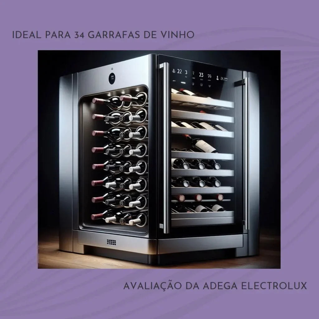 Adega Electrolux 34 Garrafas: Capacidade, Tecnologia e Estilo em Um Só Produto