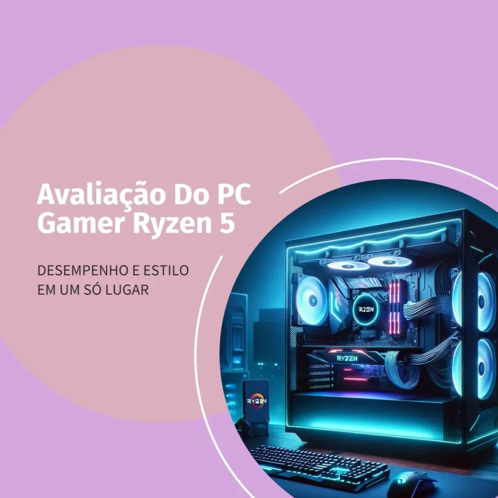PC Gamer Lider Ryzen 5 4600G com 16GB e NVMe 512GB