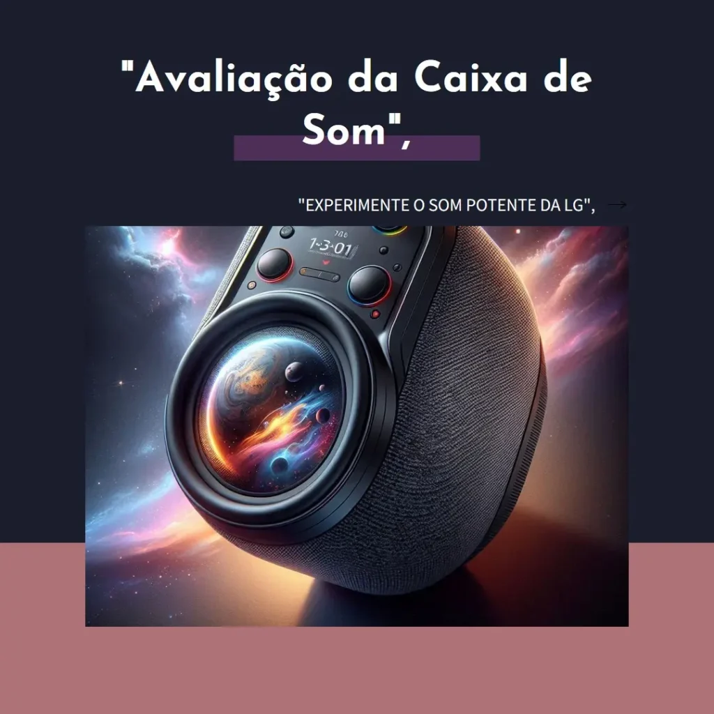 Caixa de Som LG Xboom RNC9 LED Bluetooth 410W