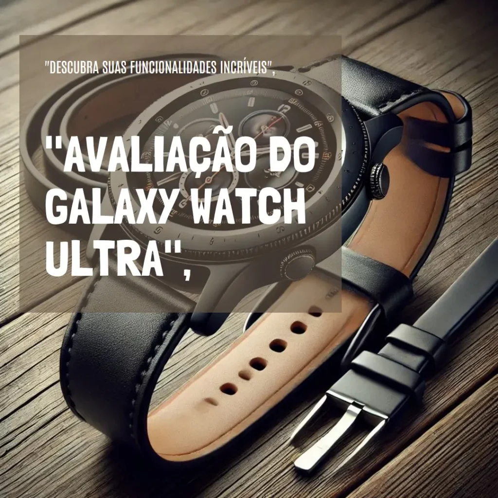 Samsung Galaxy Watch Ultra: O Smartwatch Definitivo para Entusiastas de Tecnologia