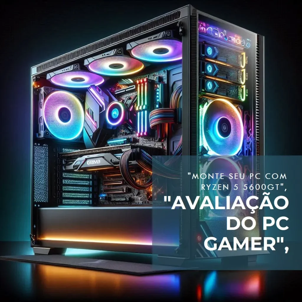 Monte seu PC: Ryzen 5 5600GT, 16GB, SSD 480GB