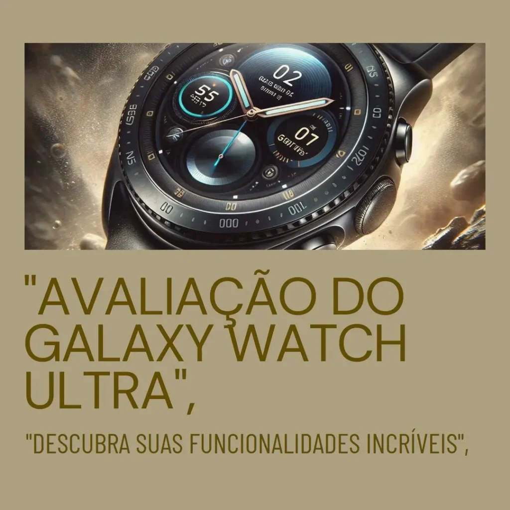 Samsung Galaxy Watch Ultra: Desempenho e Durabilidade em um Smartwatch de 47mm