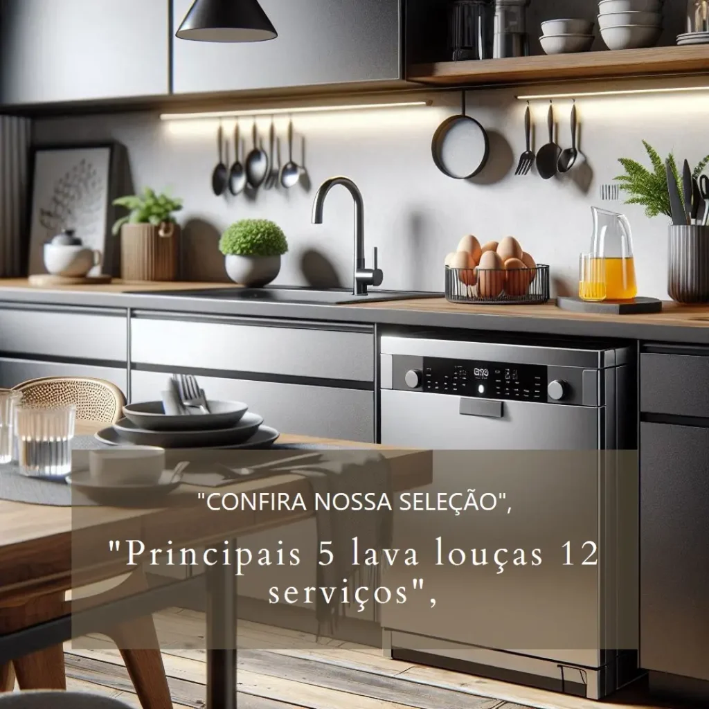 Principais 5  lava louças 12 serviços
