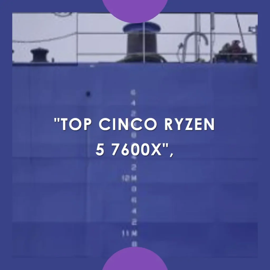 Top Cinco ryzen 5 7600x