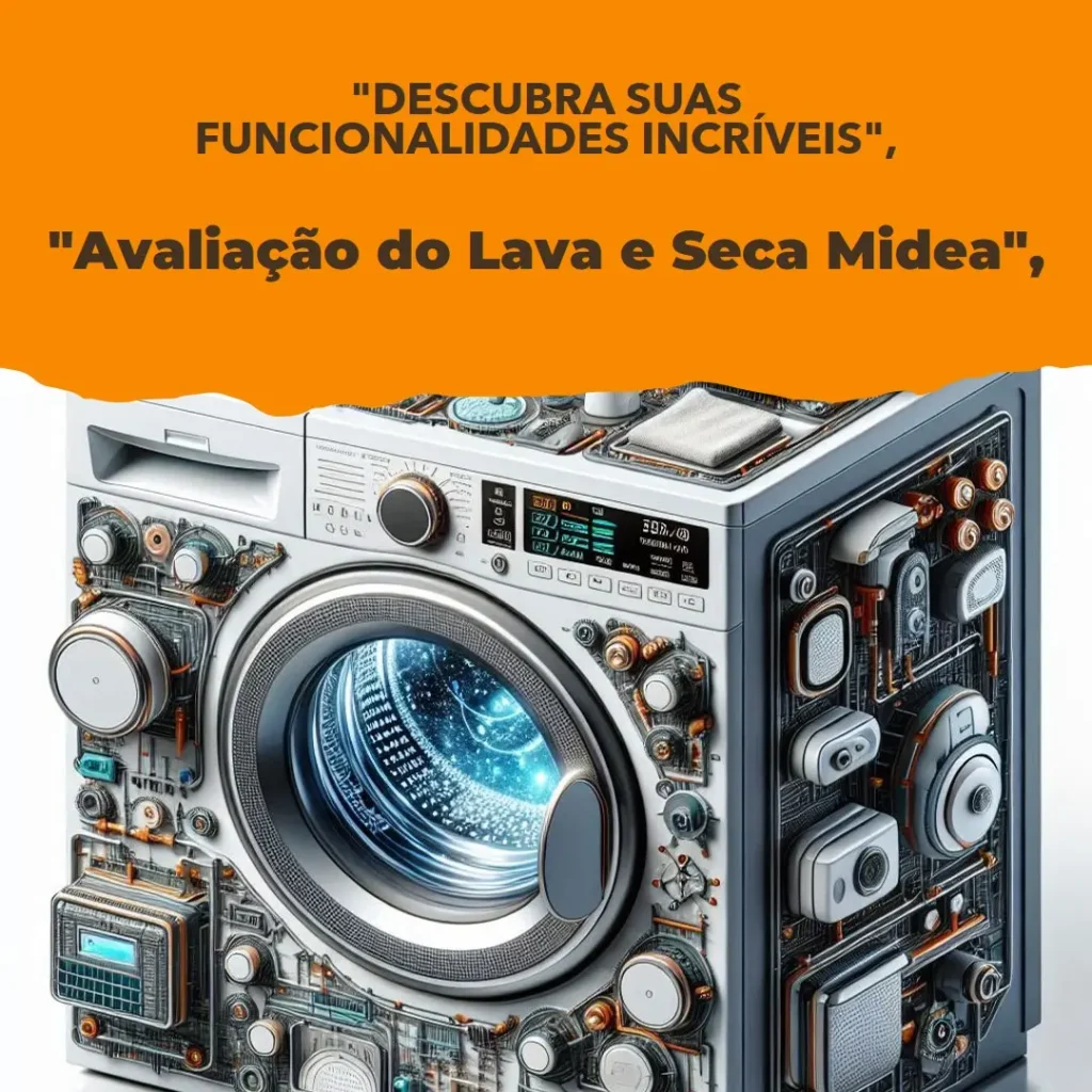 Lava e Seca Midea HealthGuard 10,5kg: Tecnologia e Eficiência