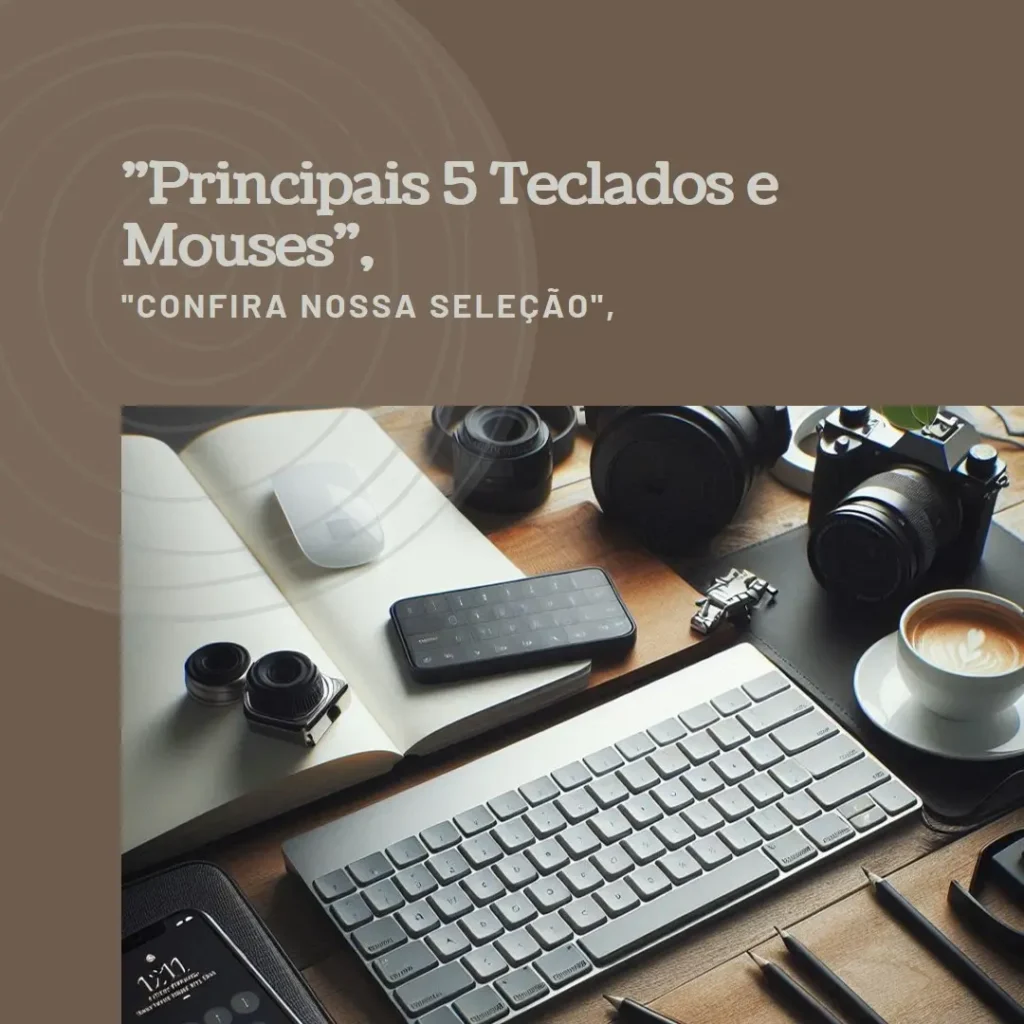 Principais 5 teclado mouse Apple