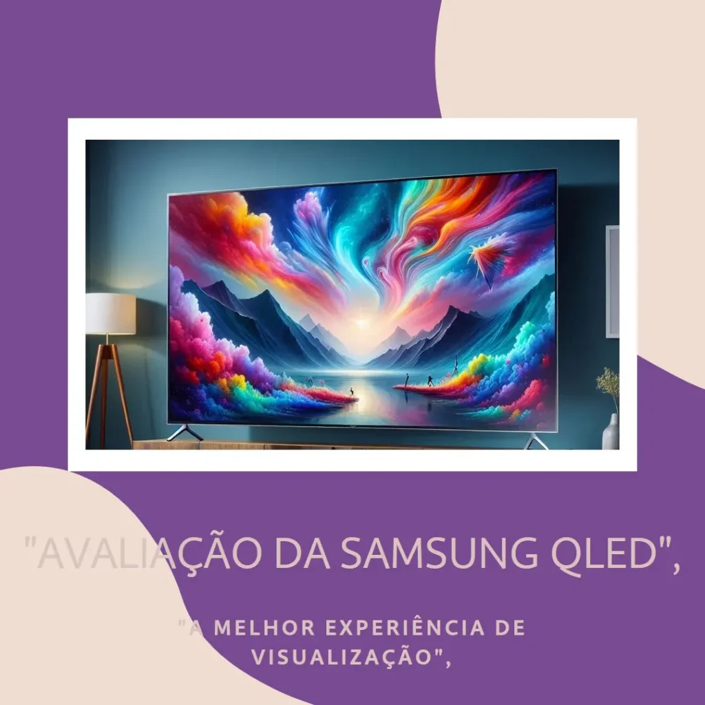 Samsung Smart TV 55" QLED 4K 55Q60D – Tecnologia e Qualidade de Imagem