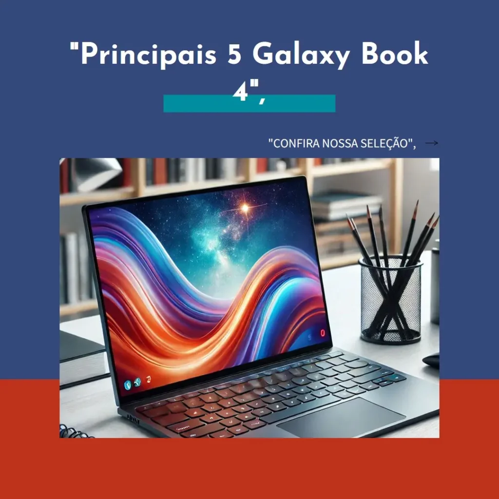 Principais 5 galaxy book 4 core 5