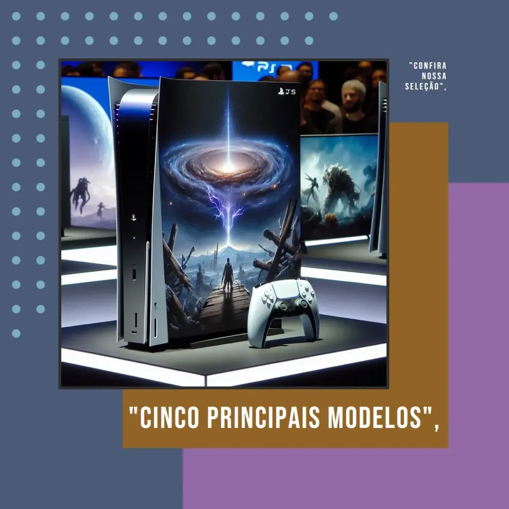 Cinco Principais Modelos de console playstation 5