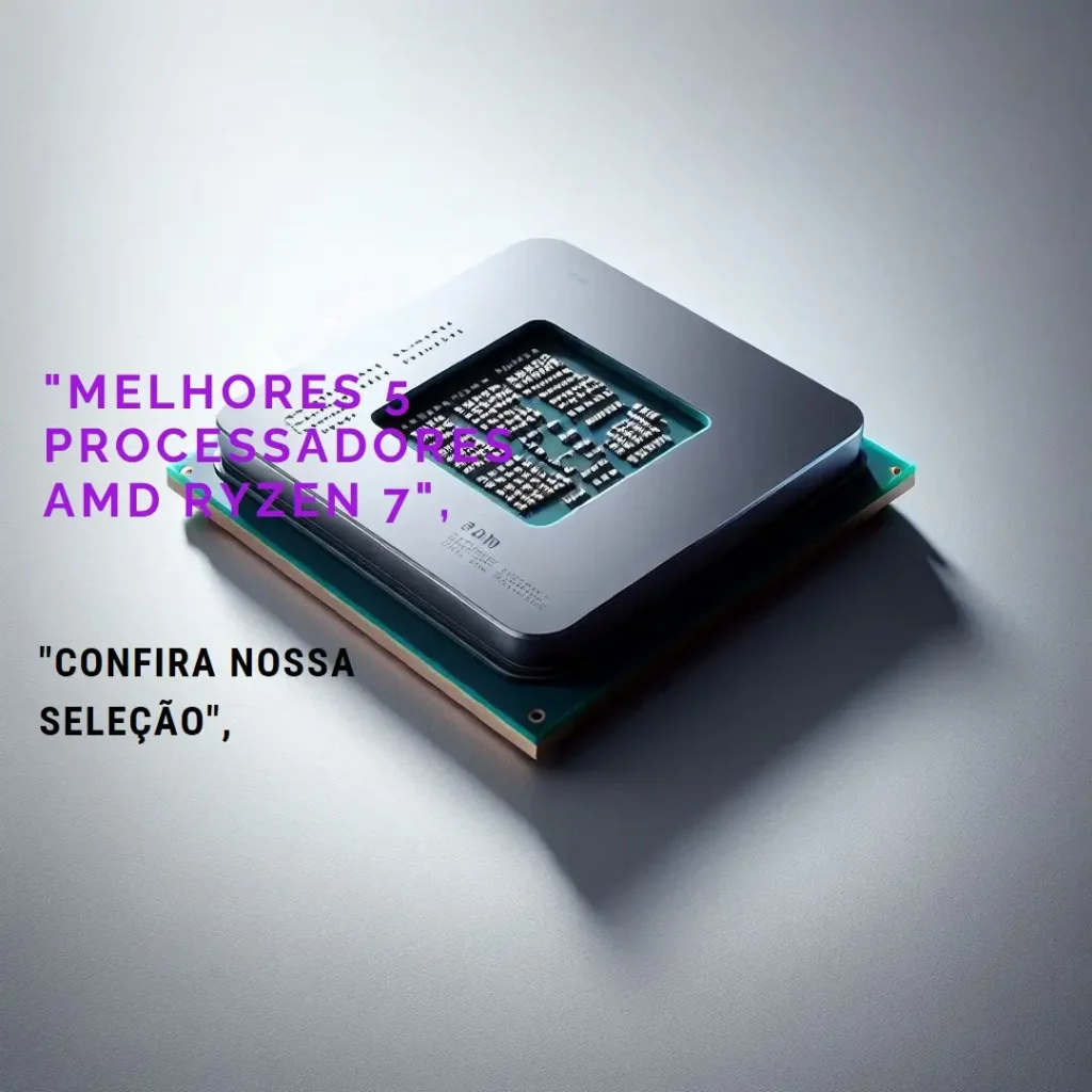 Melhores 5 processador amd ryzen 7