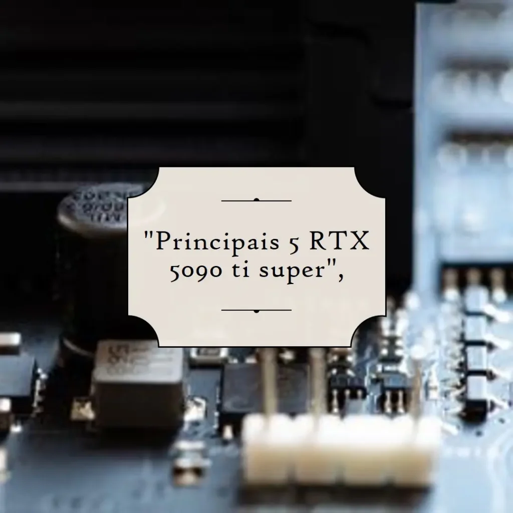 Principais 5 RTX 5090 ti super