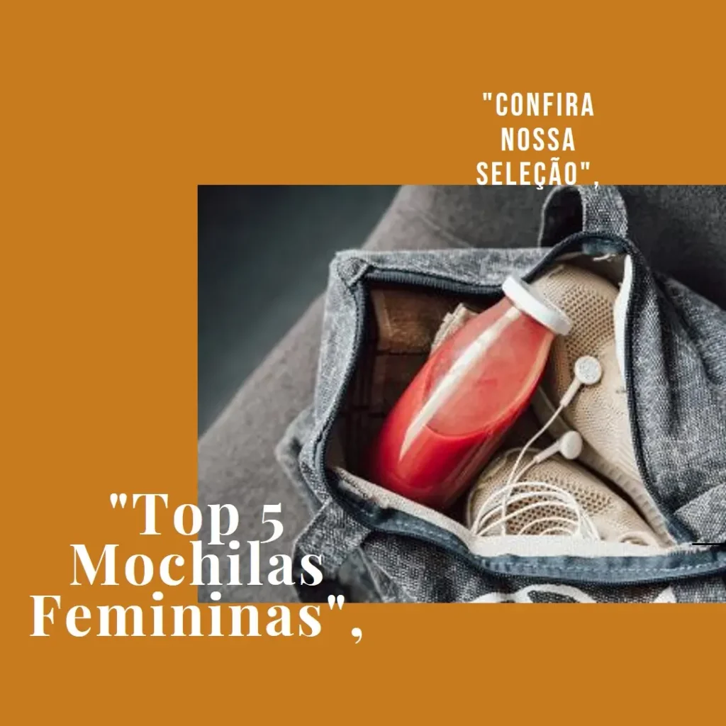 Top 5 Opções de mochila feminina notebook
