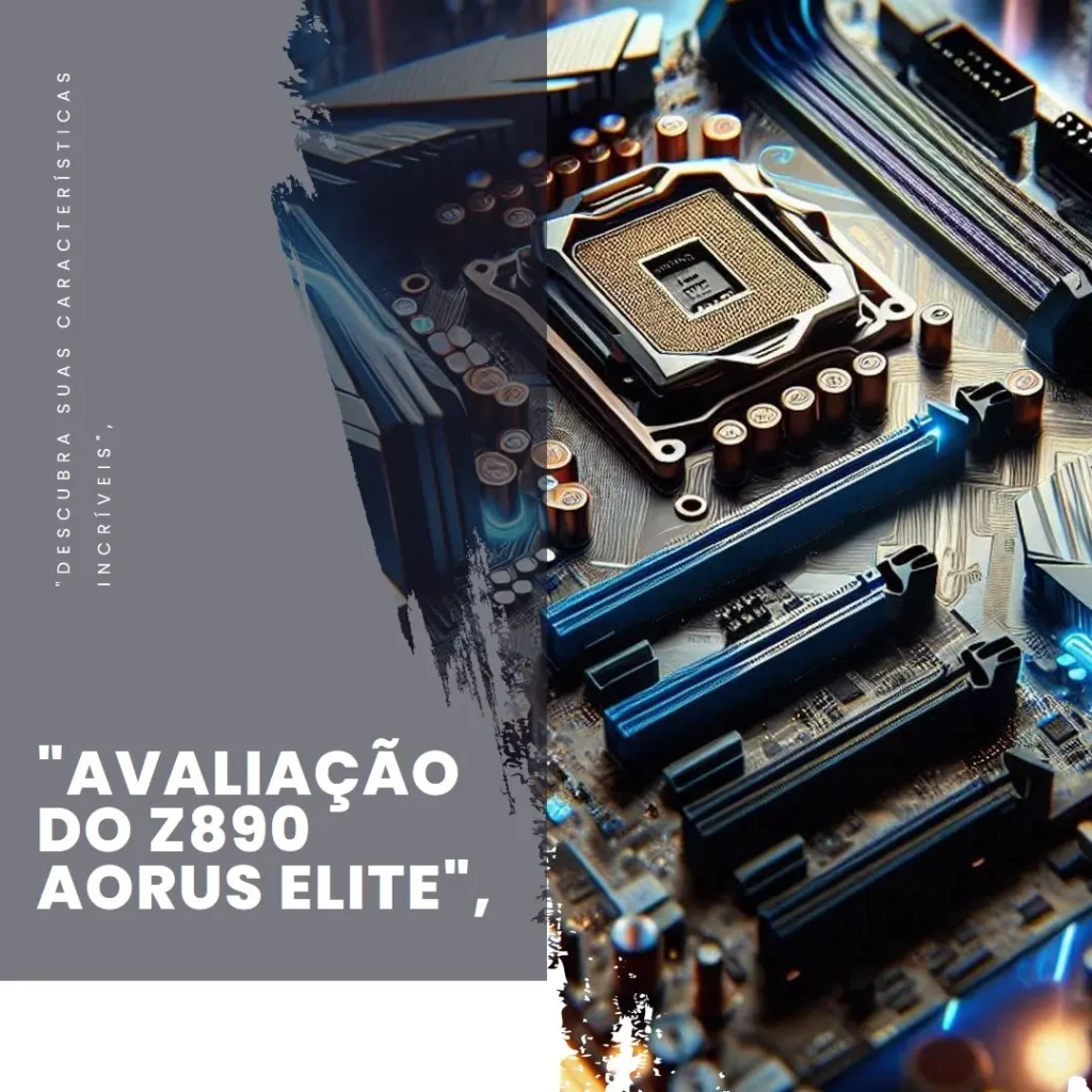 Z890 AORUS Elite WIFI7 ICE: Potência e Conectividade