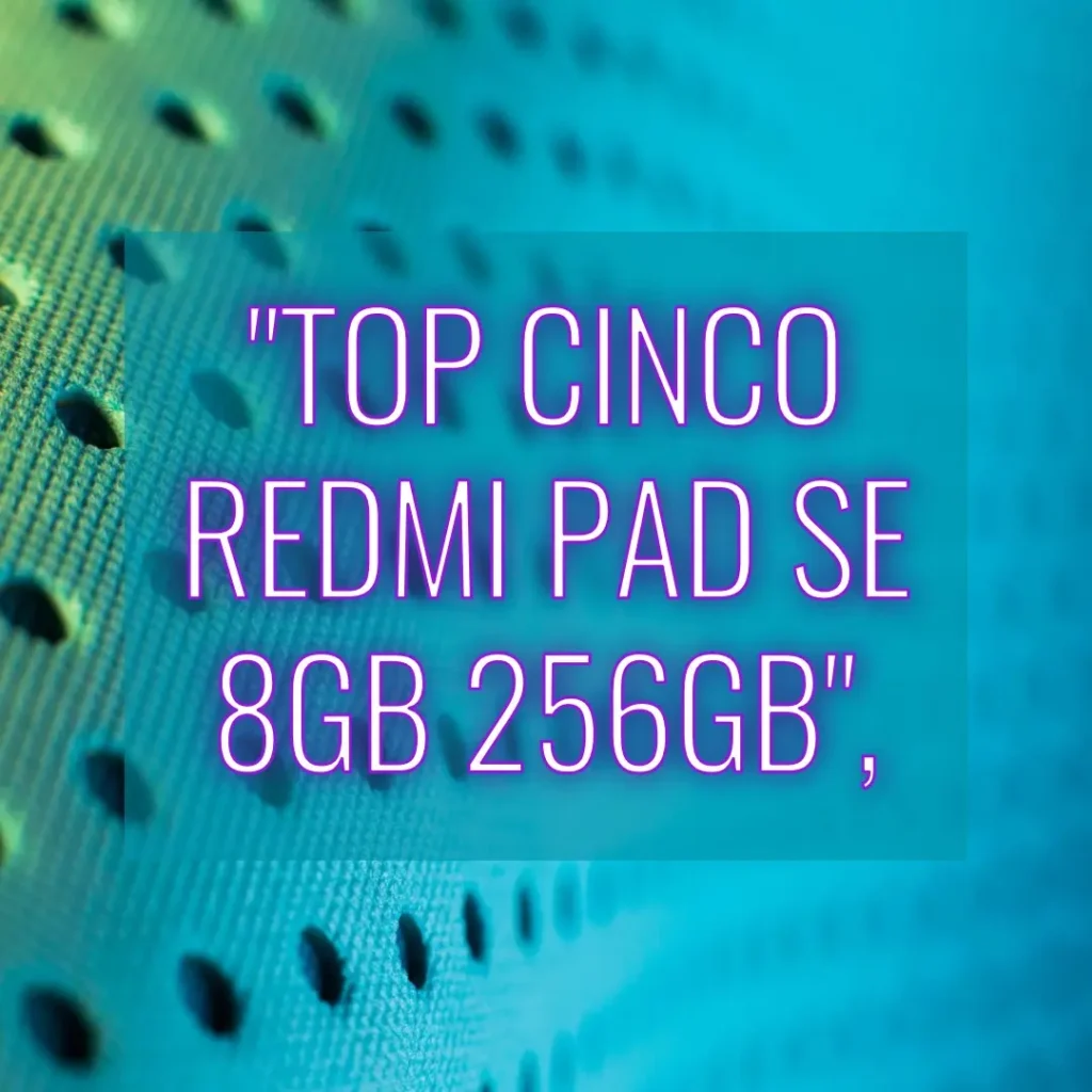 Top Cinco Redmi pad se 8gb 256gb roxo