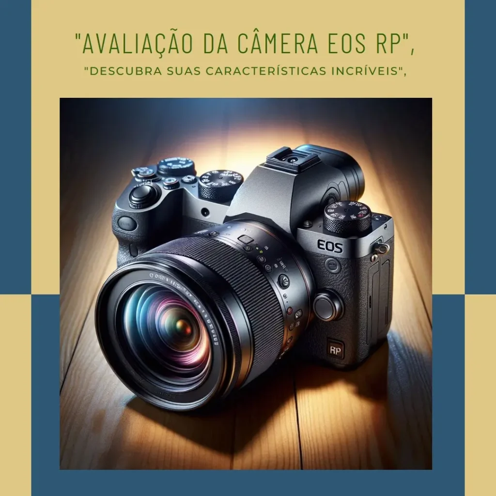 Câmera Fotográfica EOS RP Body Canon: Desempenho Imbatível e Tecnologia de Ponta