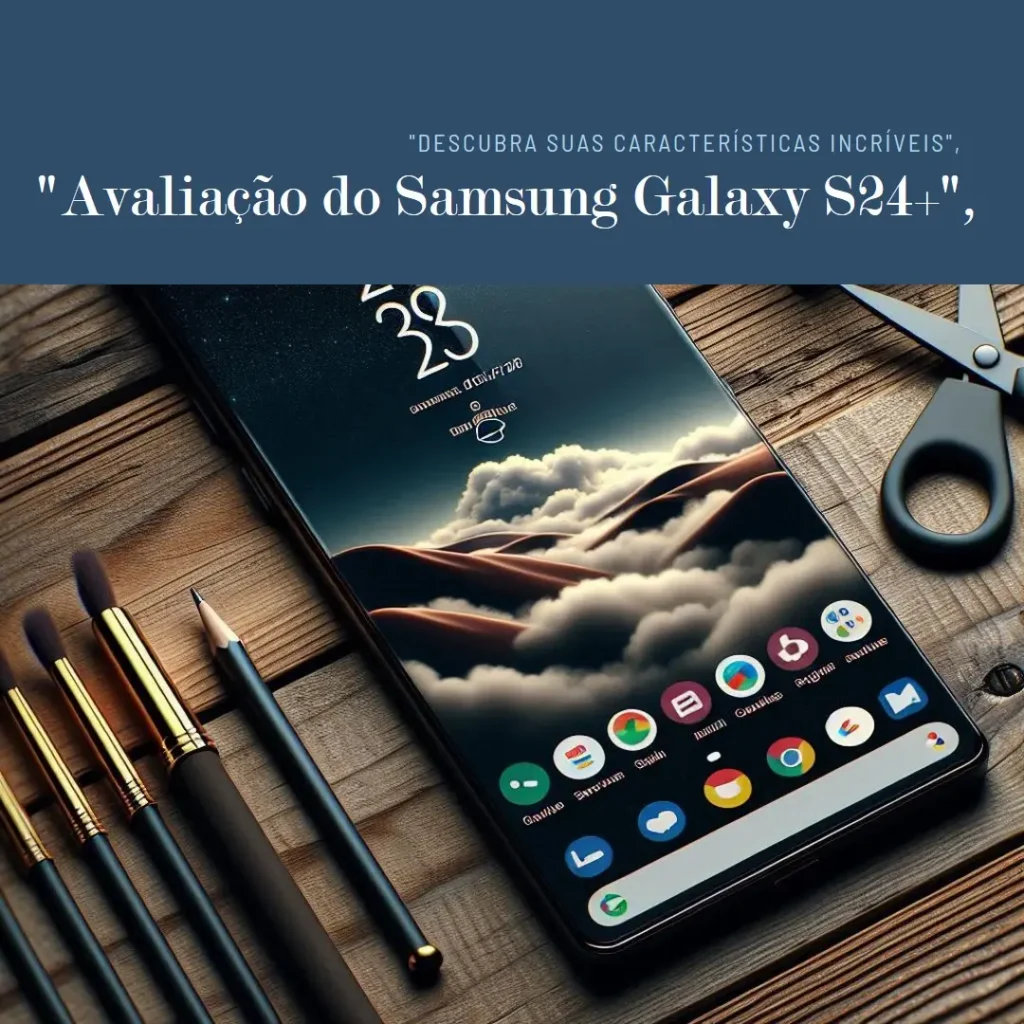 Samsung Galaxy S24+ com Galaxy AI e câmera de 12MP