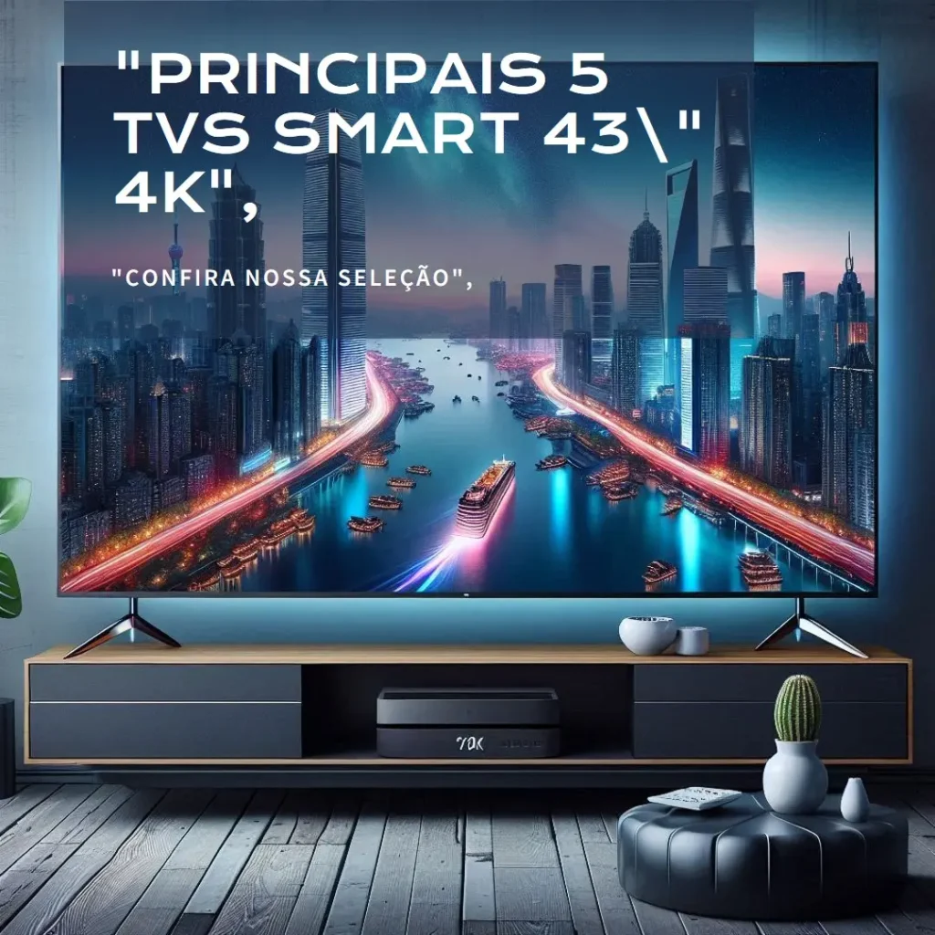 Principais 5 TV smart 43 4k Samsung