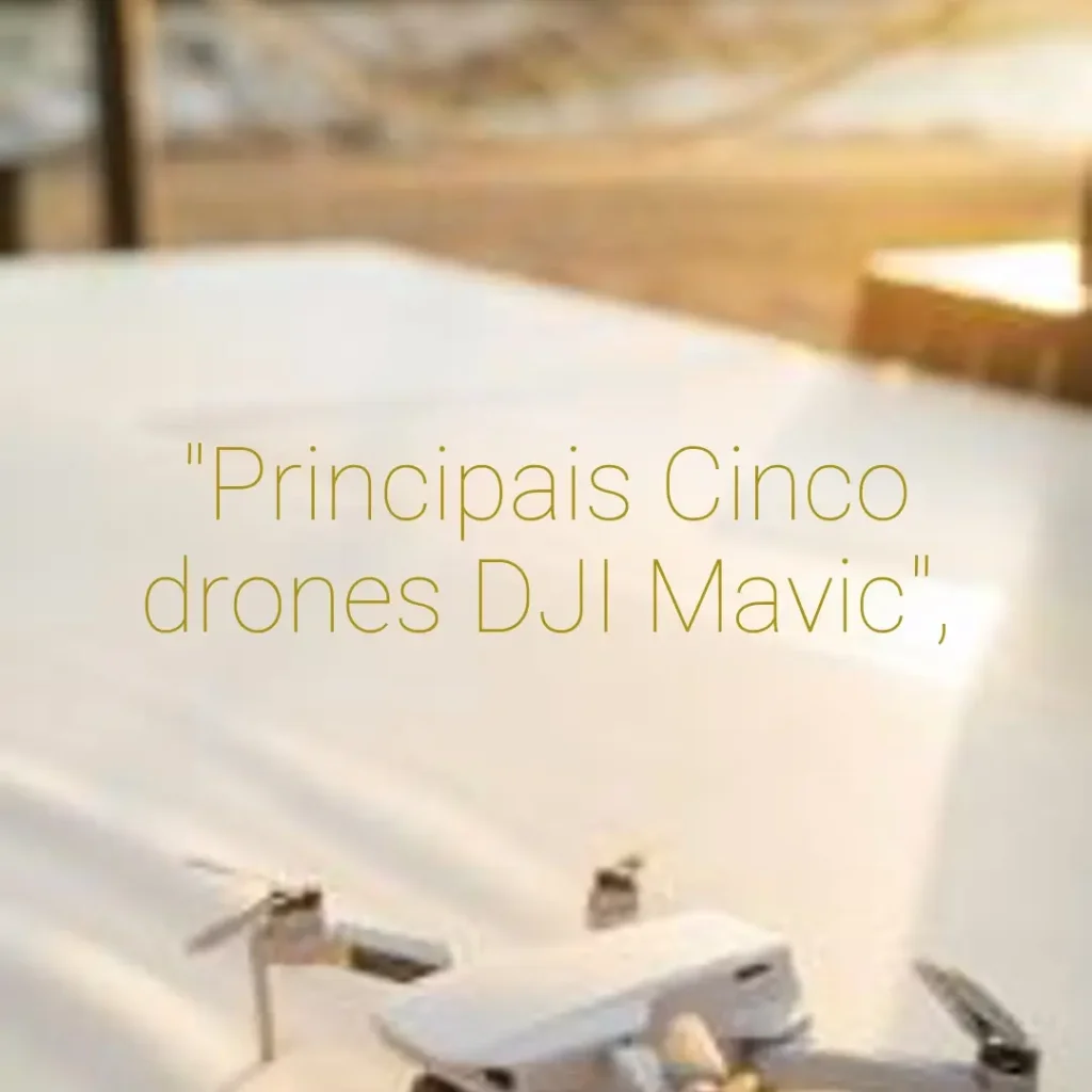 Principais Cinco drone dji mavic