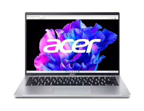 Acer Notebook Swift Go 14 fino e leve | Tela 14" 2.2K 2240 x 1400 100% sRGB | Intel Core i5-1335U | Intel Iris Xe Graphics | 8GB LPDDR5 | 512GB Gen 4 SSD | Intel WiFi 6E AX211 | SFG14-71-51-5 2TV