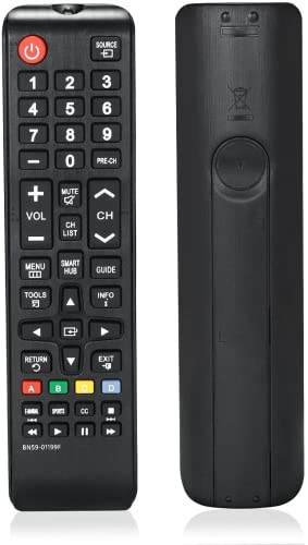 Controle remoto universal para Samsung Q60 Series 4K UHD 2019 e todos os outros modelos Samsung Smart TV LCD LED 3D HDTV QLED Smart TV BN59-01199F AA59-00786A BN59-01175N