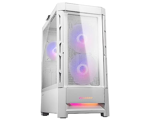 COUGAR Gabinete Gamer Duoface RGB, Vidro Temperado, E-ATX, 3x Fans ARGB, Branco, 385ZD10.0003