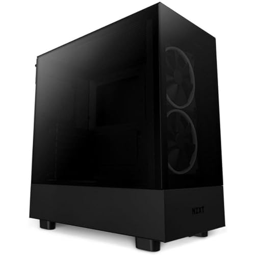 Gabinete Mid-tower NZXT H5 Flow Preto
