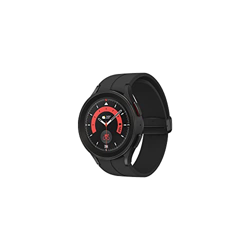 Galaxy Watch 5 Pro BT 45mm Samsung Preto com 1,4", Pulseira em Fluorelastômero, Bluetooth e 16GB