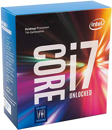 Intel Processador Core i7-7700K Desktop 4 núcleos até 4,5 GHz desbloqueado LGA 1151 100/200 Series 91W