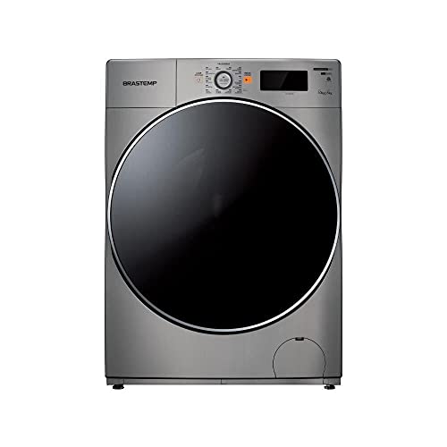 Lava e Seca Brastemp 10kg com Ciclo Tira Manchas Pro e Ciclo 1h Pronto para Vestir Inox Bnq10as 127v