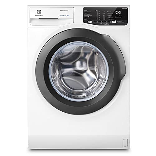 Máquina de Lavar Frontal 11kg Electrolux Premium Care Inverter com Água Quente/Vapor (LFE11) - 127 Volts